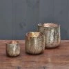 Nkuku Aban Rustic Tealight - Rustic Gold 2 Nkuku Aban Rustic Tealight - Rustic Gold