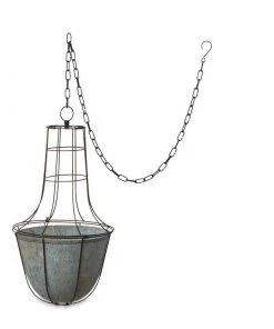 Nkuku Planters & Vases Abari Caged Hanging Planter