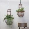 Nkuku Planters & Vases Abari Caged Hanging Planter 1 Nkuku Planters & Vases Abari Caged Hanging Planter