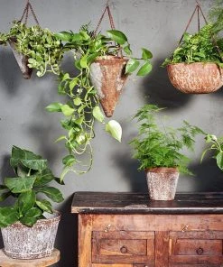 Nkuku Abari Round Hanging Planter