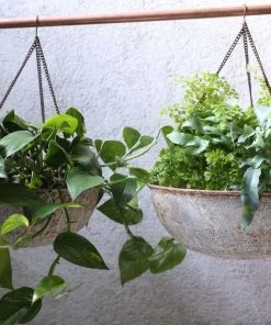Nkuku Abari Round Hanging Planter