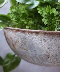 Nkuku Abari Round Hanging Planter