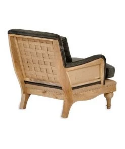 Nkuku Abe Velvet Armchair - Moss Living Room