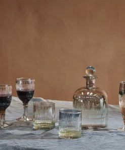 Nkuku Abeeko Tumbler - Smoke (Set Of 4) Tableware