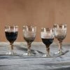 Nkuku Abeeko Wine Glass - Aged Gold (Set Of 4) 1 Nkuku Abeeko Wine Glass - Aged Gold (Set Of 4)