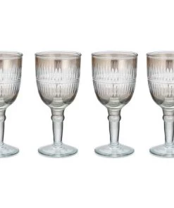 Nkuku Abeeko Wine Glass - Aged Gold (Set Of 4) 7 Nkuku Abeeko Wine Glass - Aged Gold (Set Of 4)