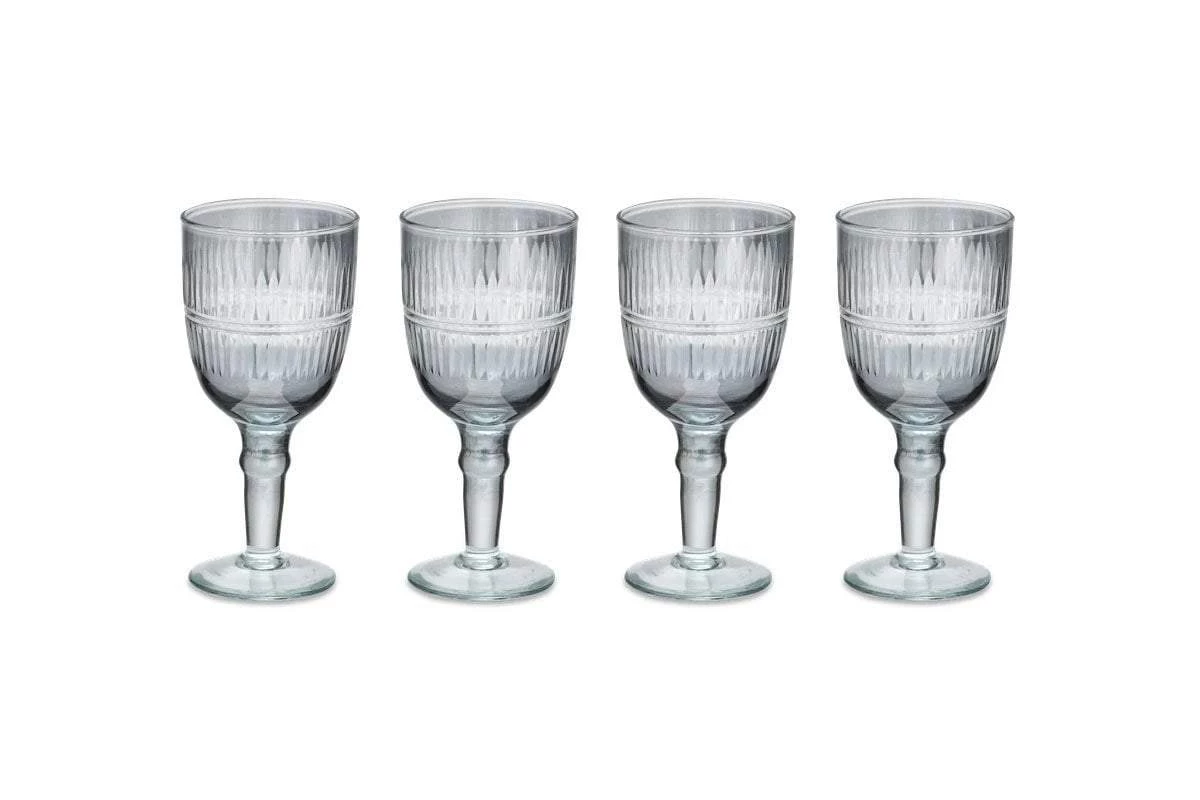 Nkuku Abeeko Wine Glass - Smoke (Set Of 4) 5 Nkuku Abeeko Wine Glass - Smoke (Set Of 4)