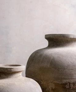 Nkuku Small Affiti Clay Tapered Pot Home Accessories