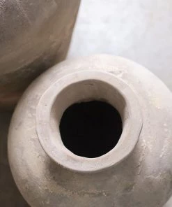 Nkuku Small Affiti Clay Tapered Pot Home Accessories