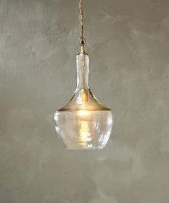 Nkuku Agatarla Glass Pendant - Small Hallway & Bootroom
