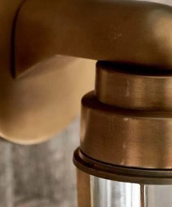 Nkuku Outdoor Lighting Ajan Brass Outdoor Light - Brass