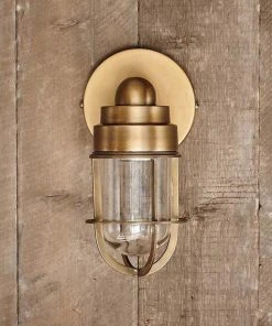 Nkuku Outdoor Lighting Ajan Brass Outdoor Light - Brass