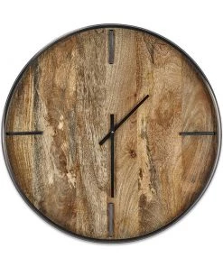 Nkuku Alomi Mango Wood Clock 12 Nkuku Alomi Mango Wood Clock