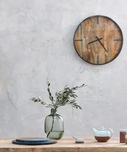 Nkuku Alomi Mango Wood Clock