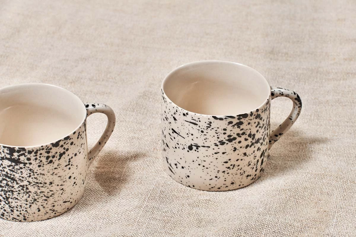 Nkuku Ama Short Mug (Set Of 2) Tableware 5 Nkuku Ama Short Mug (Set Of 2) Tableware