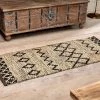 Nkuku Ambara Jute Runner - Black & Natural