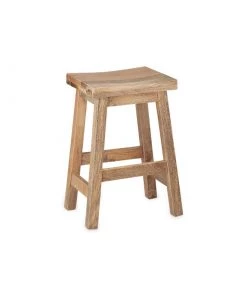 Nkuku Ambi Wooden Stool - Short