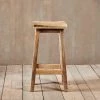 Nkuku Ambi Wooden Stool - Tall Kitchen & Dining Room