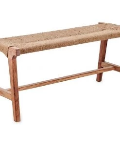 Nkuku New Arrivals Amhara Acacia & Jute Woven Bench 13 Nkuku New Arrivals Amhara Acacia & Jute Woven Bench