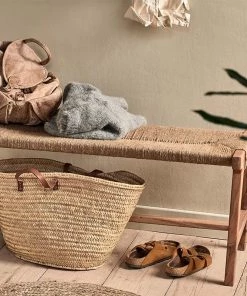 Nkuku New Arrivals Amhara Acacia & Jute Woven Bench 11 Nkuku New Arrivals Amhara Acacia & Jute Woven Bench