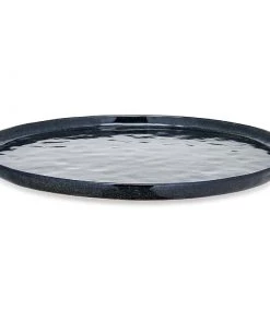 Nkuku Amina Dinner Plate - Sea Grey