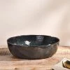 Nkuku Amina Serving Bowl - Sea Grey - Large New Arrivals 2 Nkuku Amina Serving Bowl - Sea Grey - Large New Arrivals