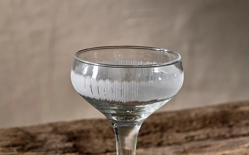Nkuku Anara Etched Champagne Glass - Clear (Set Of 4) 5 Nkuku Anara Etched Champagne Glass - Clear (Set Of 4)