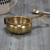 Nkuku Antique Brass Tea Strainer