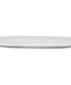Nkuku Serveware Arjun Marble Platter - White
