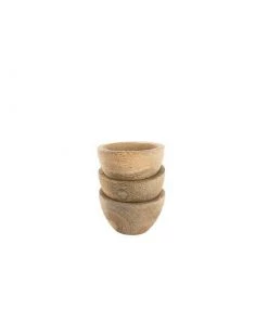 Nkuku Artisan Mini Bowls (Set Of 3) Tableware
