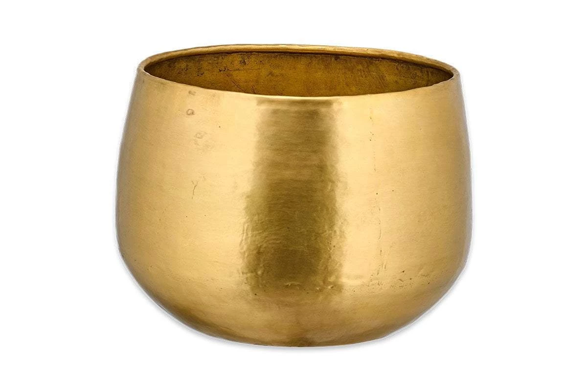 Nkuku Atsu Brass Planter 9 Nkuku Atsu Brass Planter