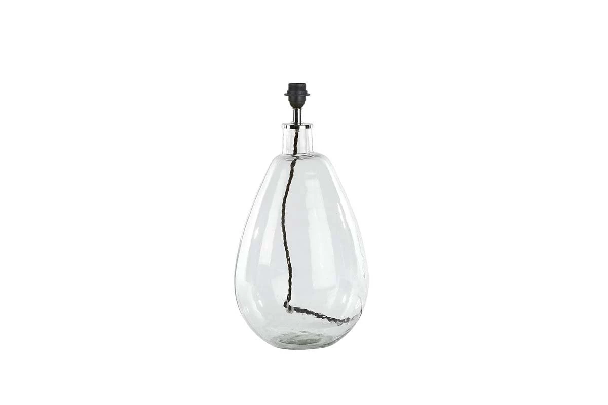 Nkuku Baba Clear Glass Lamp - Small Tall 5 Nkuku Baba Clear Glass Lamp - Small Tall