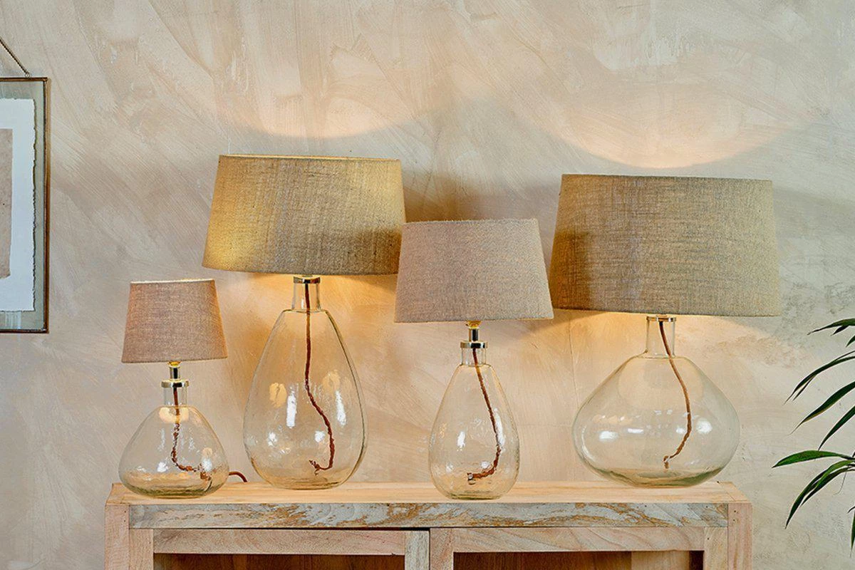 Nkuku Baba Clear Glass Lamp - Small Tall 4 Nkuku Baba Clear Glass Lamp - Small Tall