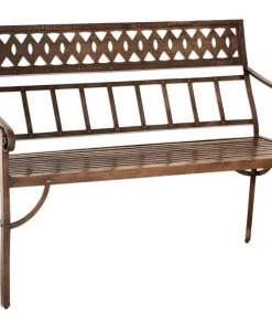 Nkuku Bahula Decorative Iron Bench Garden Furniture 15 Nkuku Bahula Decorative Iron Bench Garden Furniture