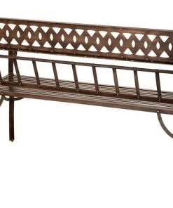 Nkuku Bahula Decorative Iron Bench Garden Furniture 16 Nkuku Bahula Decorative Iron Bench Garden Furniture
