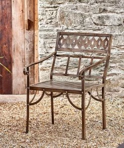 Nkuku Garden Furniture Bahula Decorative Iron Chair