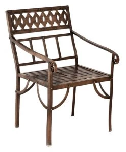 Nkuku Garden Furniture Bahula Decorative Iron Chair