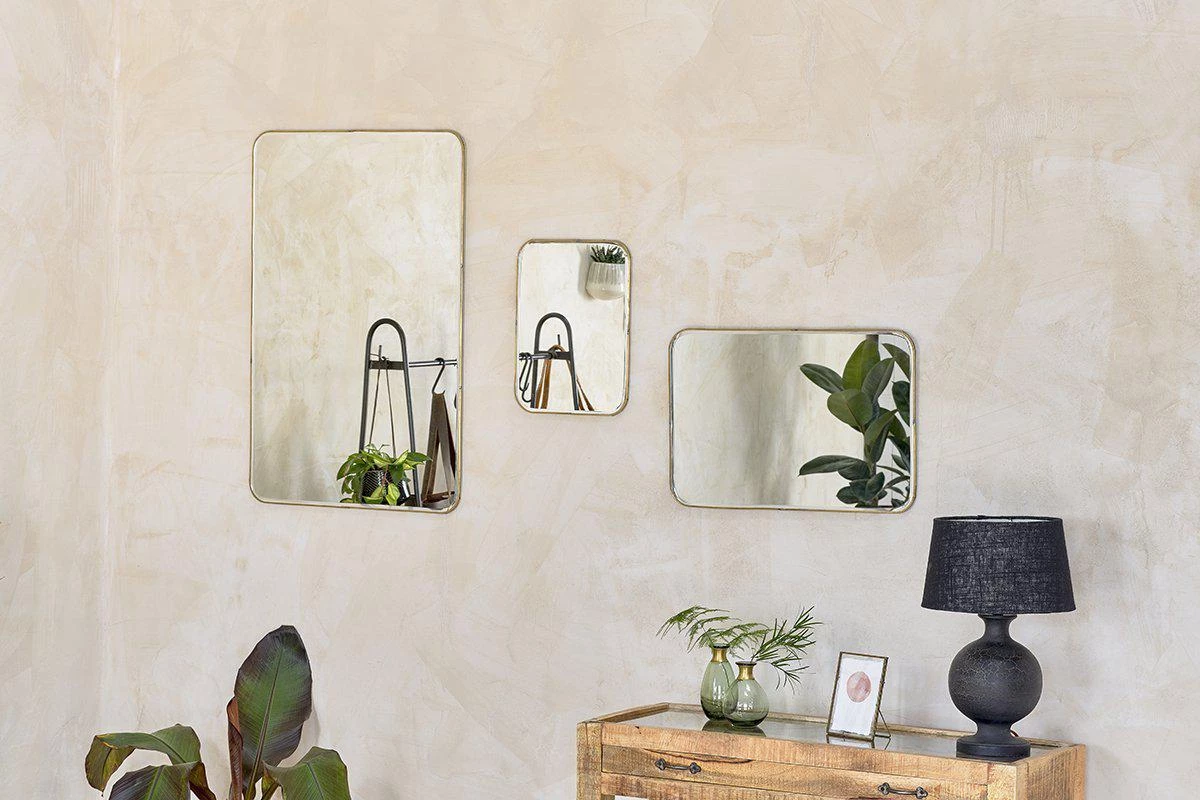 Nkuku Balia Rounded Mirror Home Accessories 3 Nkuku Balia Rounded Mirror Home Accessories