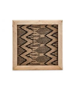 Nkuku Baliem Chevron Block Print Artwork