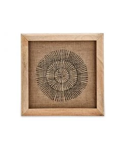 Nkuku Home Accessories Baliem Circular Block Print Artwork