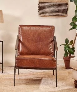 Nkuku Balsasan Leather Armchair