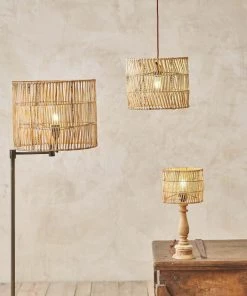 Nkuku Banso Wicker Lampshade - Large Bedroom 10 Nkuku Banso Wicker Lampshade - Large Bedroom