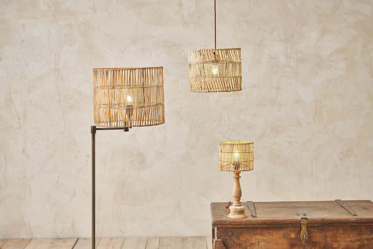 Nkuku Banso Wicker Lampshade - Large Bedroom 6 Nkuku Banso Wicker Lampshade - Large Bedroom