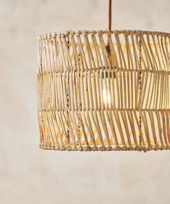 Nkuku Banso Wicker Lampshade - Medium