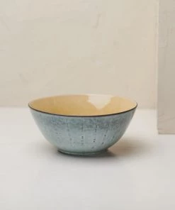 Nkuku sale2022 11 Nkuku Bao Ceramic Serving Bowl - Mustard