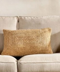 Nkuku Barjora Braided Hemp Cushion Cover