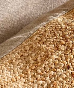 Nkuku Barjora Braided Hemp Cushion Cover