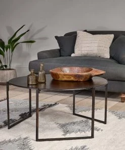 Nkuku Batang Iron Coffee Table Living Room