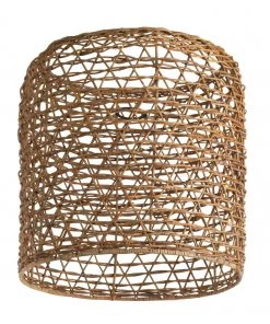 Nkuku Beru Rattan Lampshade - Large Cylinder