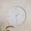 Nkuku Besa Marble Clock - White 1 Nkuku Besa Marble Clock - White